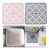 Maxbell Maxbell Silicone Sink Mat Silicone Drying Mat for Kitchen Counter Restaurant Desktop Pink