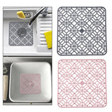 Maxbell Maxbell Silicone Sink Mat Silicone Drying Mat for Kitchen Counter Restaurant Desktop Pink