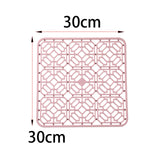 Maxbell Maxbell Silicone Sink Mat Silicone Drying Mat for Kitchen Counter Restaurant Desktop Pink