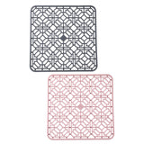 Maxbell Maxbell Silicone Sink Mat Silicone Drying Mat for Kitchen Counter Restaurant Desktop Pink