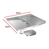 Maxbell Maxbell Grease Tray Grill Drip Pan Sturdy Heat Resistant for Barbecue Patio Supplies