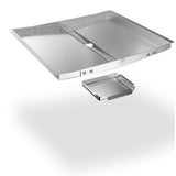 Maxbell Maxbell Grease Tray Grill Drip Pan Sturdy Heat Resistant for Barbecue Patio Supplies