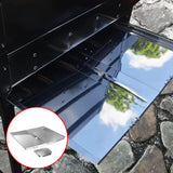 Maxbell Maxbell Grease Tray Grill Drip Pan Sturdy Heat Resistant for Barbecue Patio Supplies