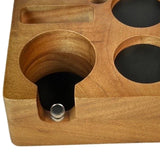 Maxbell Espresso Tamper Station Wooden Coffee Tamper Station Base for Restaurant Bar 51 or 54mm