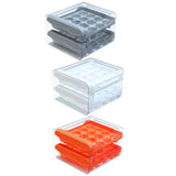Maxbell Maxbell Refrigerator Egg Storage Box Pull Out Egg Tray for Cabinet Kitchen Organizer Gray