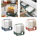 Maxbell Maxbell Vegetables Preparation Plate Hot Pot Dish Shelf for Party Kitchen Restaurant Black