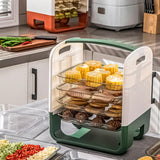 Maxbell Maxbell Vegetables Preparation Plate Hot Pot Dish Shelf for Party Kitchen Restaurant Black