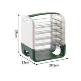 Maxbell Maxbell Vegetables Preparation Plate Hot Pot Dish Shelf for Party Kitchen Restaurant Green