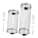 Maxbell Maxbell 2 Pieces Barbecue Cooking Grill Baskets Grill Grate for Peanut Beans Outdoor
