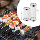 Maxbell Maxbell 2 Pieces Barbecue Cooking Grill Baskets Grill Grate for Peanut Beans Outdoor