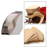 Maxbell Maxbell Coffee Filter Paper Holder Coffee Papers Storage Rack for Hotel Kitchen Home White