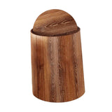 Maxbell Maxbell Trash Bin Imitation Wood Grain with Swing Lid Trash Can for Home Dorm Office S