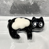 Maxbell Maxbell Soap Dish Ceramic Cartoon Self Draining Soap Holder for Shower Counter Decor