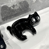 Maxbell Maxbell Soap Dish Ceramic Cartoon Self Draining Soap Holder for Shower Counter Decor