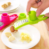 Maxbell Maxbell Manual Garlic Masher Sturdy Ginger Garlic Grinder for Restaurant Home Cheese