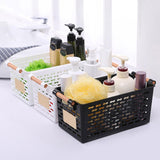 Maxbell Maxbell Desktop Storage Basket with Handles Storage Bin for Tabletop Dresser Shelves White