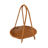 Maxbell Maxbell Fruit Basket Fruit Rack Decor Bread Food Storage for Kitchen Holiday Desktop 1 Tier