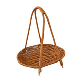 Maxbell Maxbell Fruit Basket Fruit Rack Decor Bread Food Storage for Kitchen Holiday Desktop 1 Tier