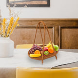 Maxbell Maxbell Fruit Basket Fruit Rack Decor Bread Food Storage for Kitchen Holiday Desktop 1 Tier