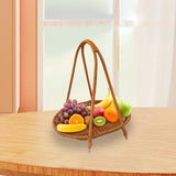 Maxbell Maxbell Fruit Basket Fruit Rack Decor Bread Food Storage for Kitchen Holiday Desktop 1 Tier