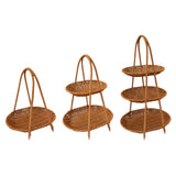 Maxbell Maxbell Fruit Basket Fruit Rack Decor Bread Food Storage for Kitchen Holiday Desktop 1 Tier
