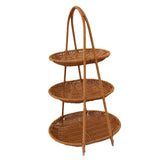 Maxbell Maxbell Fruit Basket Fruit Rack Decor Bread Food Storage for Kitchen Holiday Desktop 3 Tier