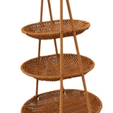 Maxbell Maxbell Fruit Basket Fruit Rack Decor Bread Food Storage for Kitchen Holiday Desktop 3 Tier