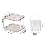 Maxbell Maxbell Beverage Dispenser with Spigot with Storage Rack for Party Household Kitchen 3.5L white