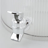 Maxbell Maxbell Beverage Dispenser with Spigot with Storage Rack for Party Household Kitchen 3.5L white