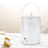 Maxbell Maxbell Beverage Dispenser with Spigot with Storage Rack for Party Household Kitchen 5L white