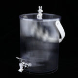 Maxbell Maxbell Beverage Dispenser with Spigot with Storage Rack for Party Household Kitchen 5L white