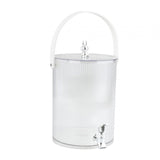 Maxbell Maxbell Beverage Dispenser with Spigot with Storage Rack for Party Household Kitchen 5L white