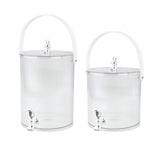 Maxbell Maxbell Beverage Dispenser with Spigot with Storage Rack for Party Household Kitchen 5L white