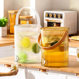 Maxbell Maxbell Beverage Dispenser with Spigot with Storage Rack for Party Household Kitchen 5L white