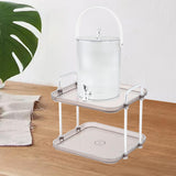 Maxbell Maxbell Beverage Dispenser with Spigot with Storage Rack for Party Household Kitchen 5L white
