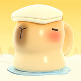 Maxbell Maxbell Cartoon Capybara Teacup 400 ml Ceramics Milk Mug for Home Parties Women, Men
