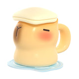 Maxbell Maxbell Cartoon Capybara Teacup 400 ml Ceramics Milk Mug for Home Parties Women, Men