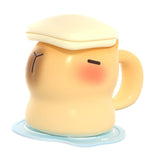 Maxbell Maxbell Cartoon Capybara Teacup 400 ml Ceramics Milk Mug for Home Parties Women, Men