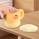 Maxbell Maxbell Cartoon Capybara Teacup 400 ml Ceramics Milk Mug for Home Parties Women, Men