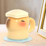 Maxbell Maxbell Cartoon Capybara Teacup 400 ml Ceramics Milk Mug for Home Parties Women, Men
