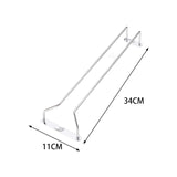 Maxbell Maxbell Wall Mounted Wine Glass Rack Sturdy Cup Holder for Coffee Shop Hotel Kitchen A