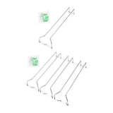 Maxbell Maxbell Wall Mounted Wine Glass Rack Sturdy Cup Holder for Coffee Shop Hotel Kitchen A