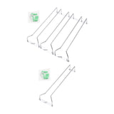 Maxbell Maxbell Wall Mounted Wine Glass Rack Sturdy Cup Holder for Coffee Shop Hotel Kitchen A