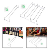 Maxbell Maxbell Wall Mounted Wine Glass Rack Sturdy Cup Holder for Coffee Shop Hotel Kitchen A