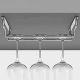 Maxbell Maxbell Wall Mounted Wine Glass Rack Sturdy Cup Holder for Coffee Shop Hotel Kitchen A