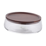 Maxbell Maxbell Food Storage Platter for Dining Room Table Sturdy Dried Fruit Plate with Lid 23cmx8cm