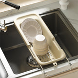 Maxbell Maxbell Sink Drain Shelf over Sink Multifunctional Drain Basket for Kitchen Utensils