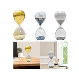 Maxbell Maxbell Sand Timer 10 Mins Creative Modern Desk Timer Hourglass for Mantel Book Desk Golden