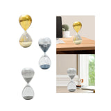 Maxbell Maxbell Sand Timer 10 Mins Creative Modern Desk Timer Hourglass for Mantel Book Desk Golden
