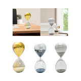 Maxbell Maxbell Sand Timer 10 Mins Creative Modern Desk Timer Hourglass for Mantel Book Desk Golden